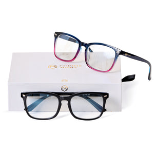 Classic Blue Light Glasses - Double Pack