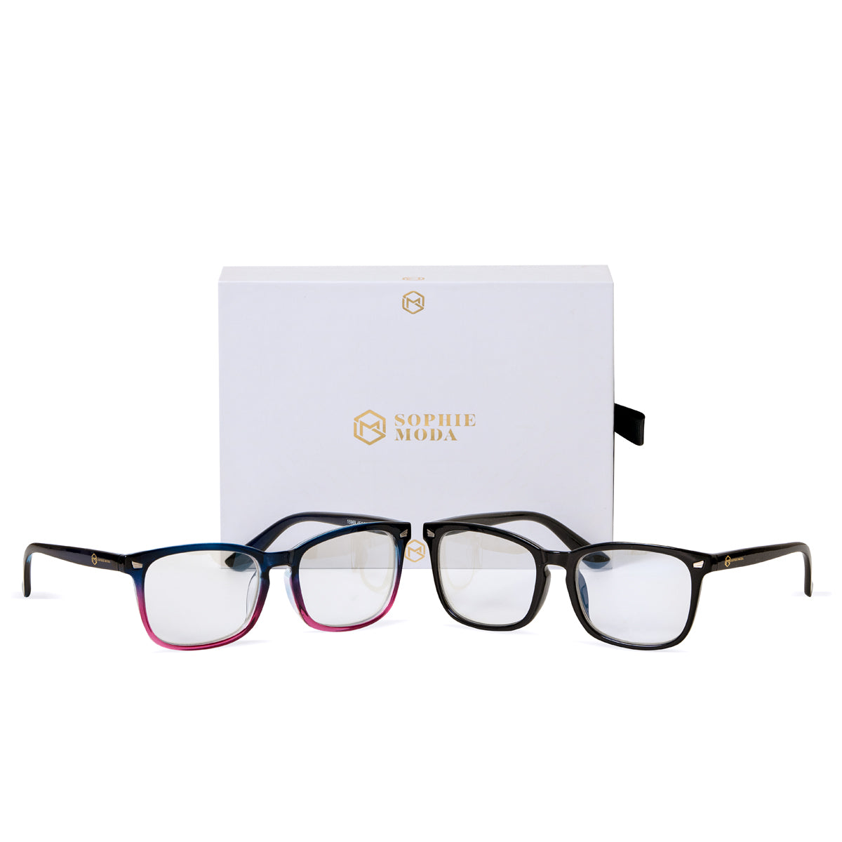 Classic Blue Light Glasses - Double Pack