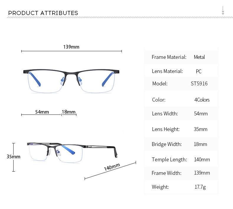 Ultra Slim Half Metal Frame